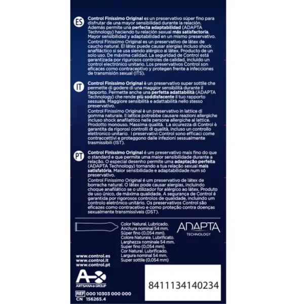 Finissimo Kondoms 12 Stück von Control Kondoms | Fesselliebe.de