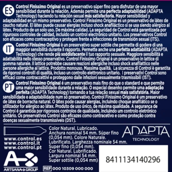 Finissimo Kondome 3 Stück von Control Kondoms | Fesselliebe.de