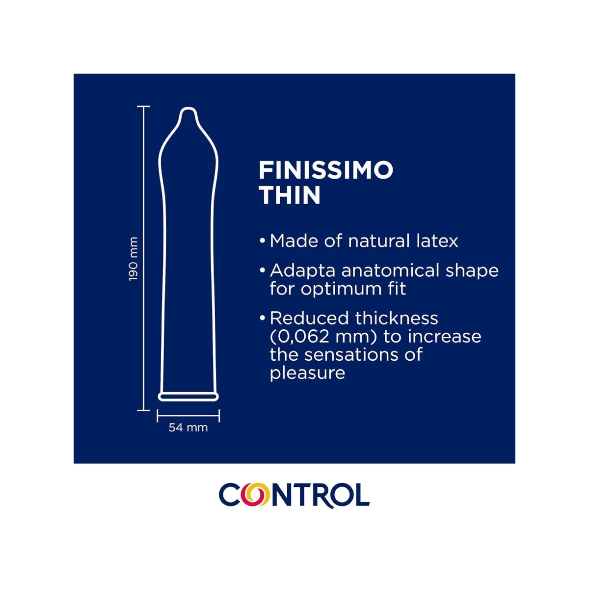 Finissimo Senso Kondome 144 Stück von Control Kondoms | Fesselliebe.de