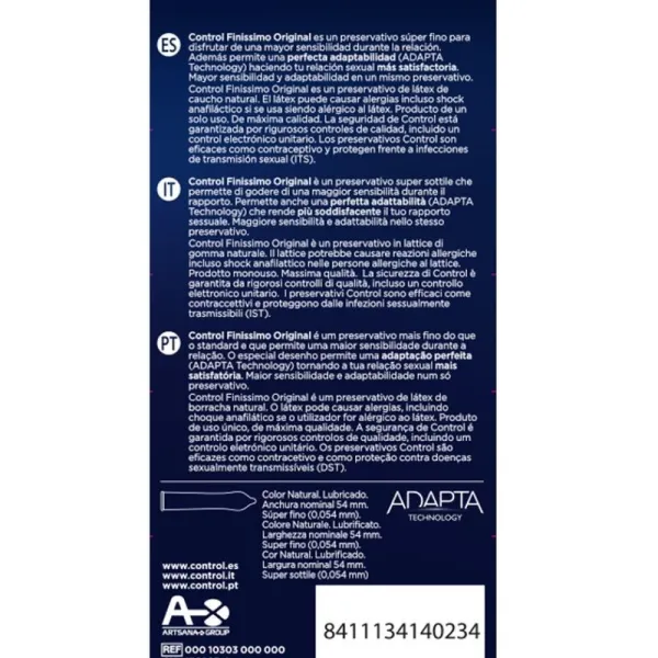 Finissimo Original 6 Stück von Control Kondoms | Fesselliebe.de