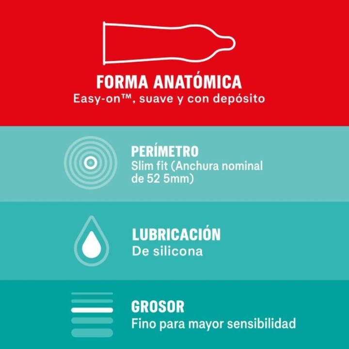 Sensitivo Slim Fit 10 Stück von Durex Kondoms | Fesselliebe.de