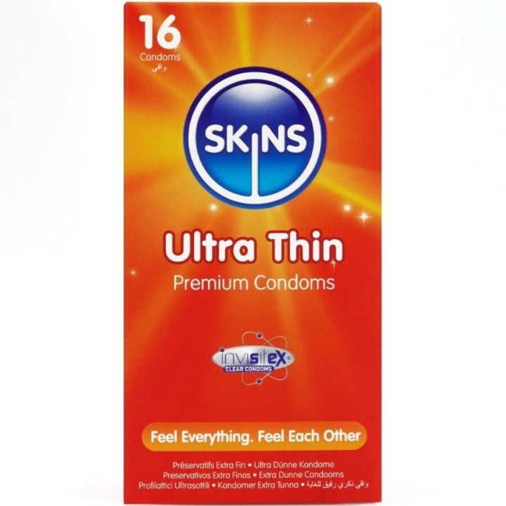 Ultradünne Premium-Kondome Packung 16 von Skins | Fesselliebe.de