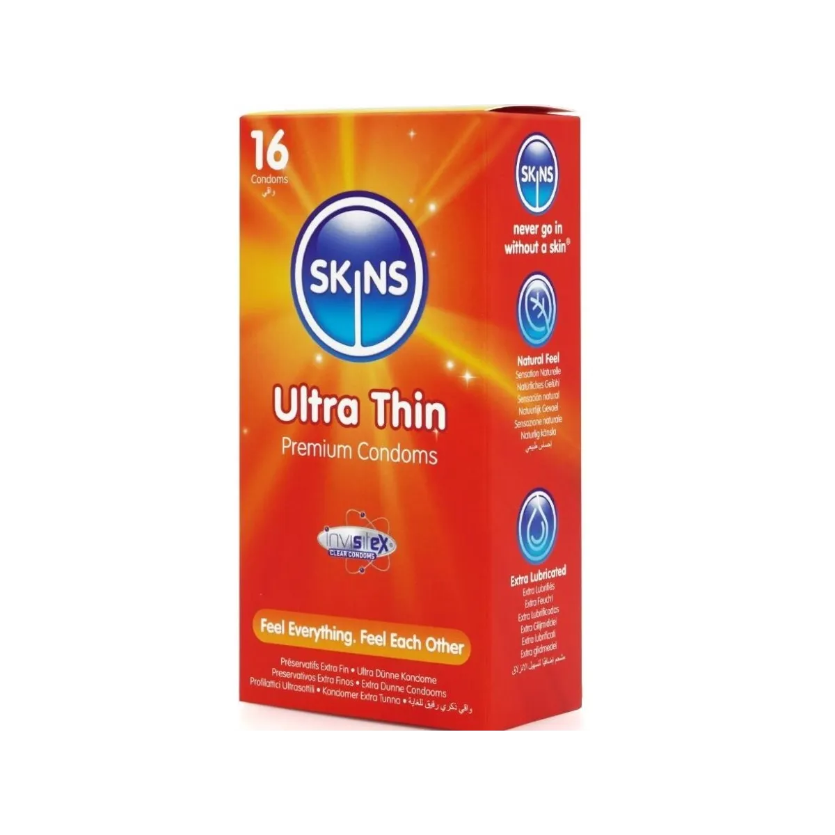 Ultradünne Premium-Kondome Packung 16 von Skins | Fesselliebe.de