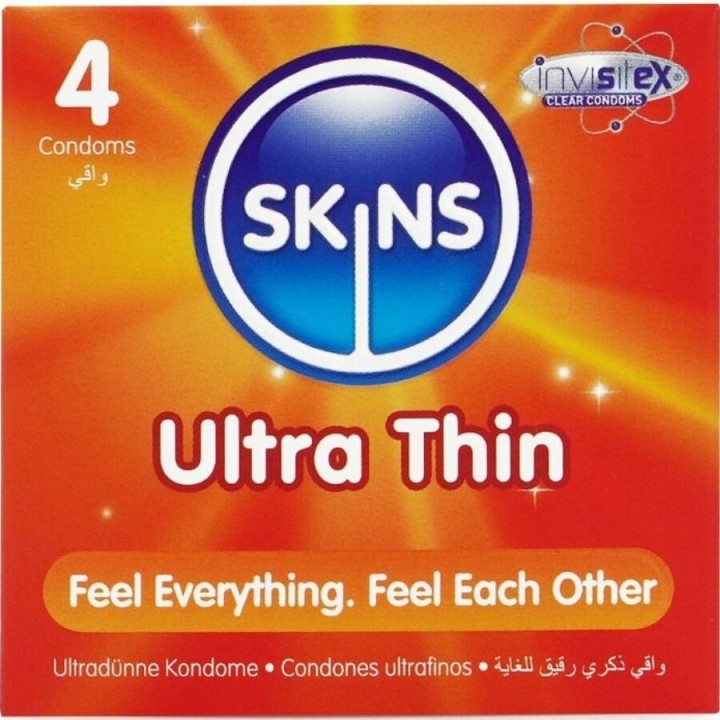 Ultradünne Premium-Kondome Packung 4 von Skins | Fesselliebe.de