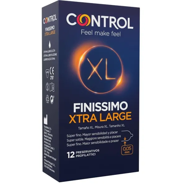 Finissimo XL Kondome 12 Stück von Control Kondoms | Fesselliebe.de