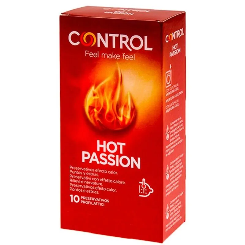 Hot Passion Wärmeeffekt 10 Stück von Control Kondoms | Fesselliebe.de