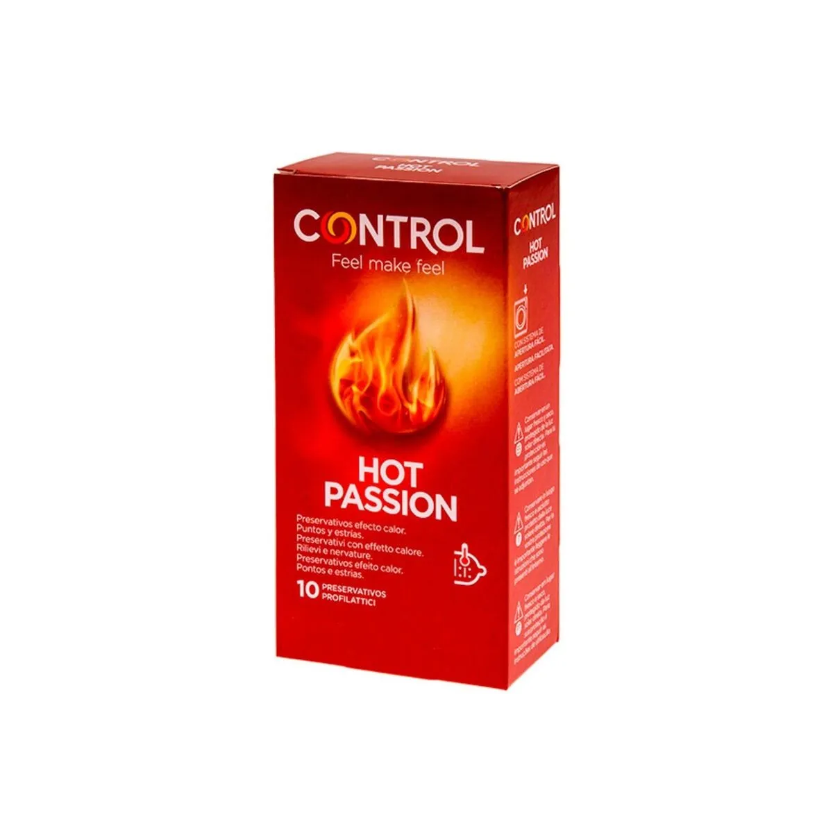 Hot Passion Wärmeeffekt 10 Stück von Control Kondoms | Fesselliebe.de