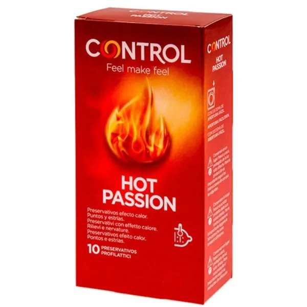 Hot Passion Wärmeeffekt 10 Stück von Control Kondoms | Fesselliebe.de