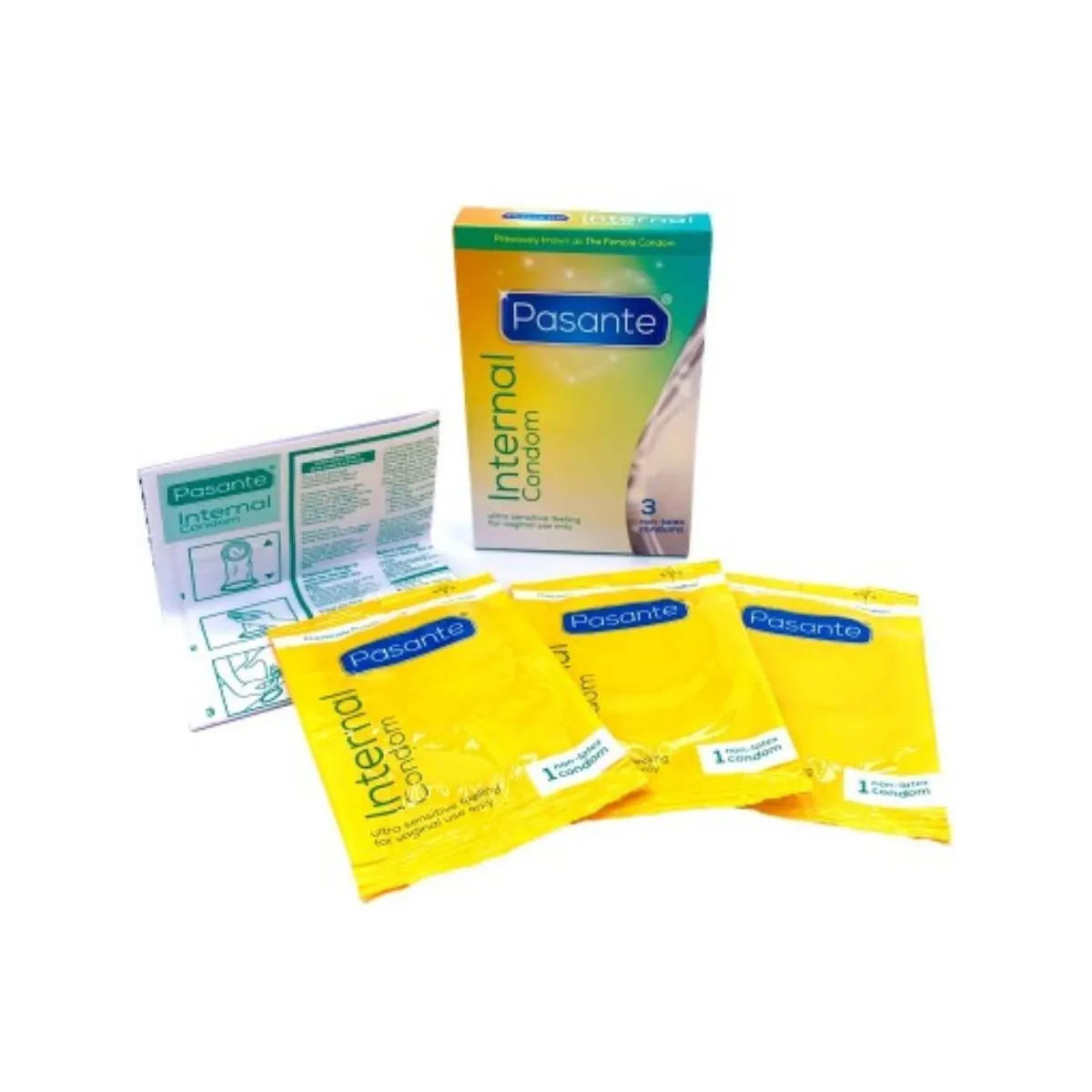 Innenkondom ohne Latex 3 Stück von Pasante | Fesselliebe.de