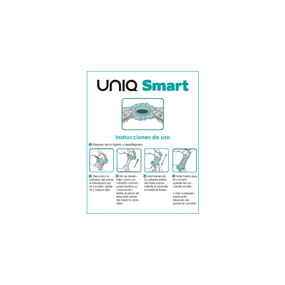 Smart Latex Free Pre-Erection Kondoms 3 Stück von Uniq | Fesselliebe.de