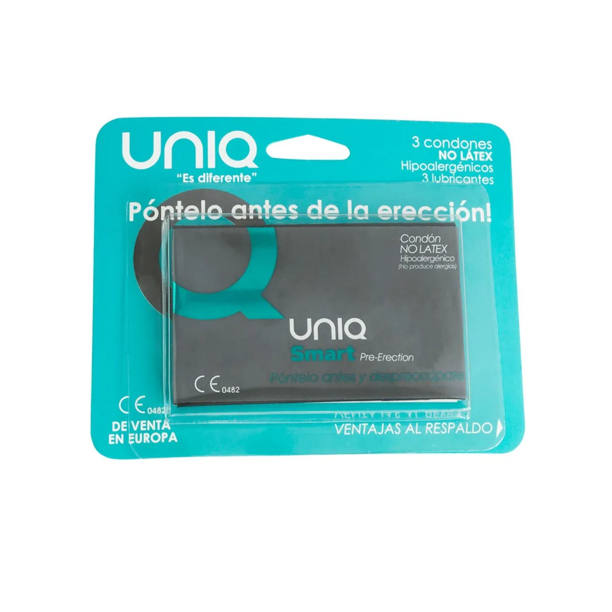 Smart Latex Free Pre-Erection Kondoms 3 Stück von Uniq | Fesselliebe.de