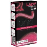 Lady Kondom Latexfreie weibliche Kondome mit Strumpfgurt 3 Stück von Uniq | Fesselliebe.de