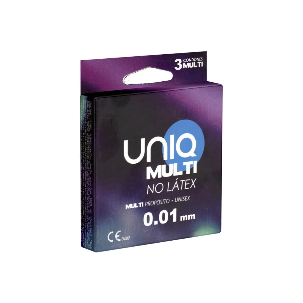 Multi Latexfreie Kondome 3 Stück von Uniq | Fesselliebe.de