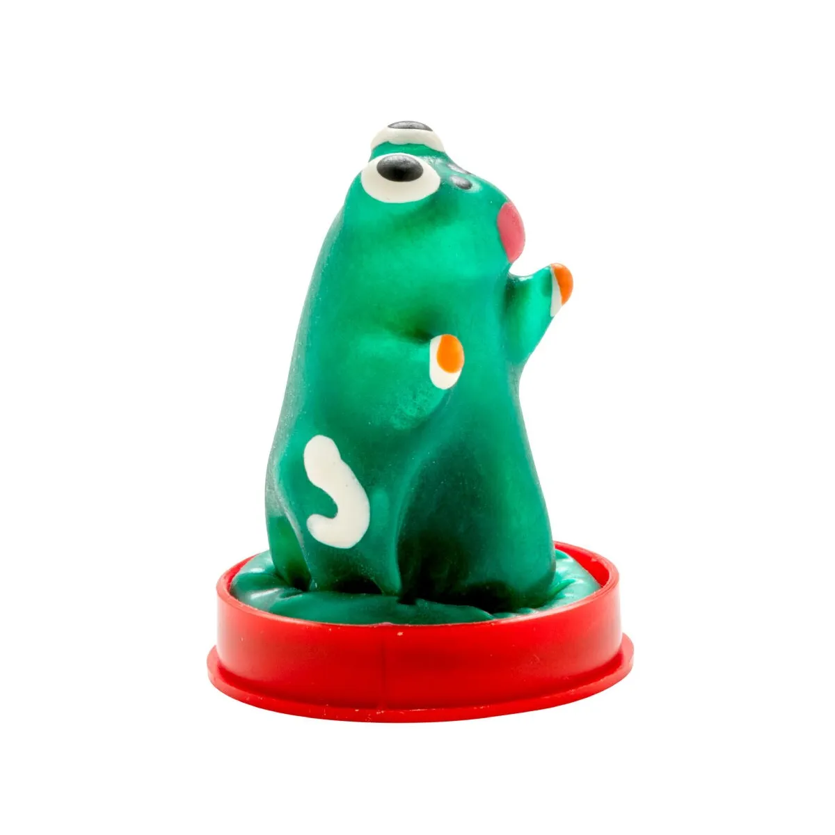 Handbemaltes Kondom Froschmodell 1 von Kondomerie | Fesselliebe.de