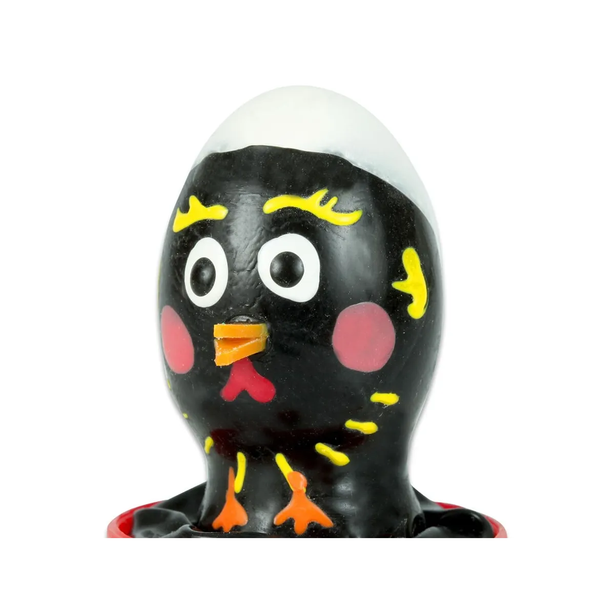 Handbemaltes Kondom Hühnchen Schwarz von Kondomerie | Fesselliebe.de