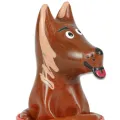 Handbemaltes Kondom mit Hund von Kondomerie