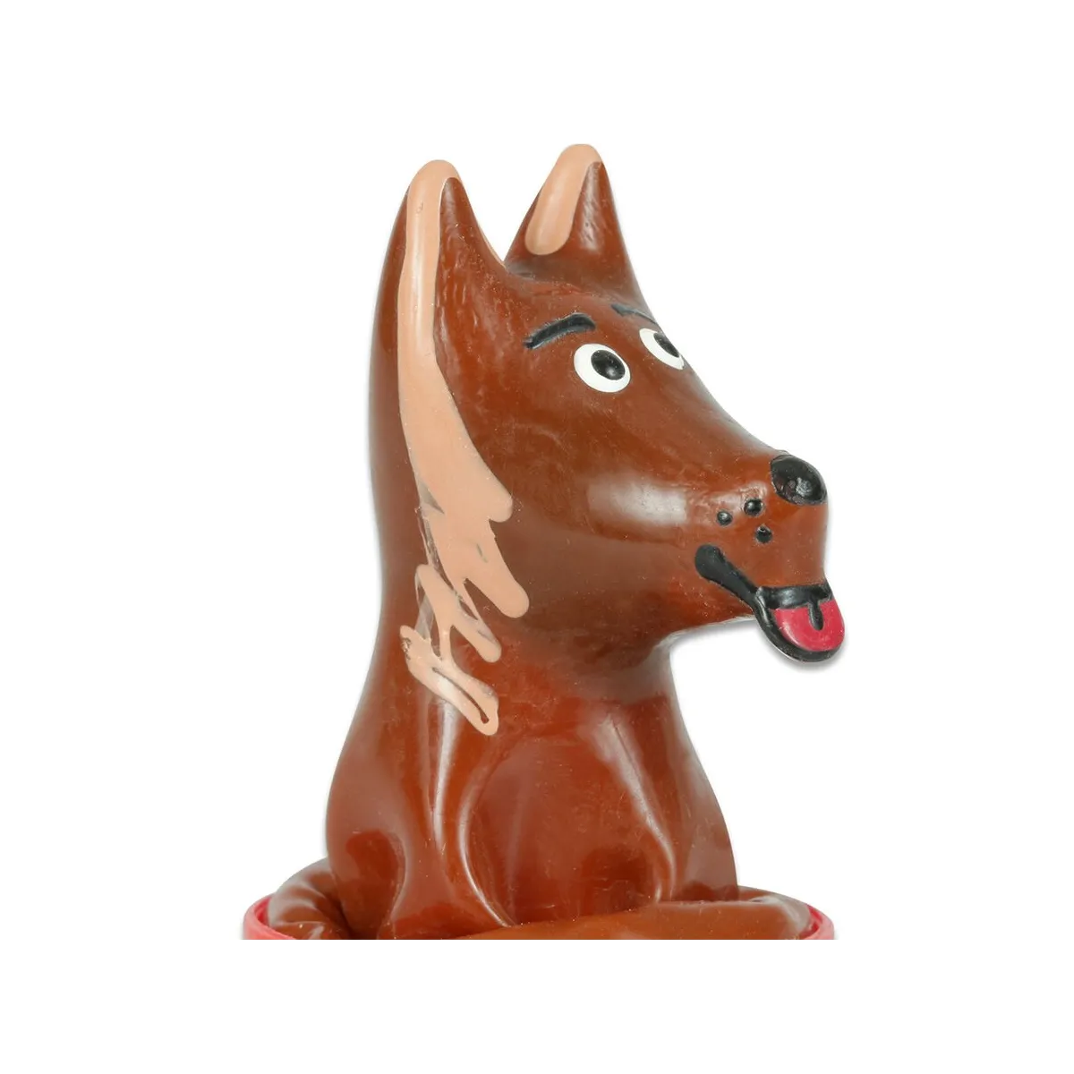 Handbemaltes Kondom mit Hund von Kondomerie | Fesselliebe.de