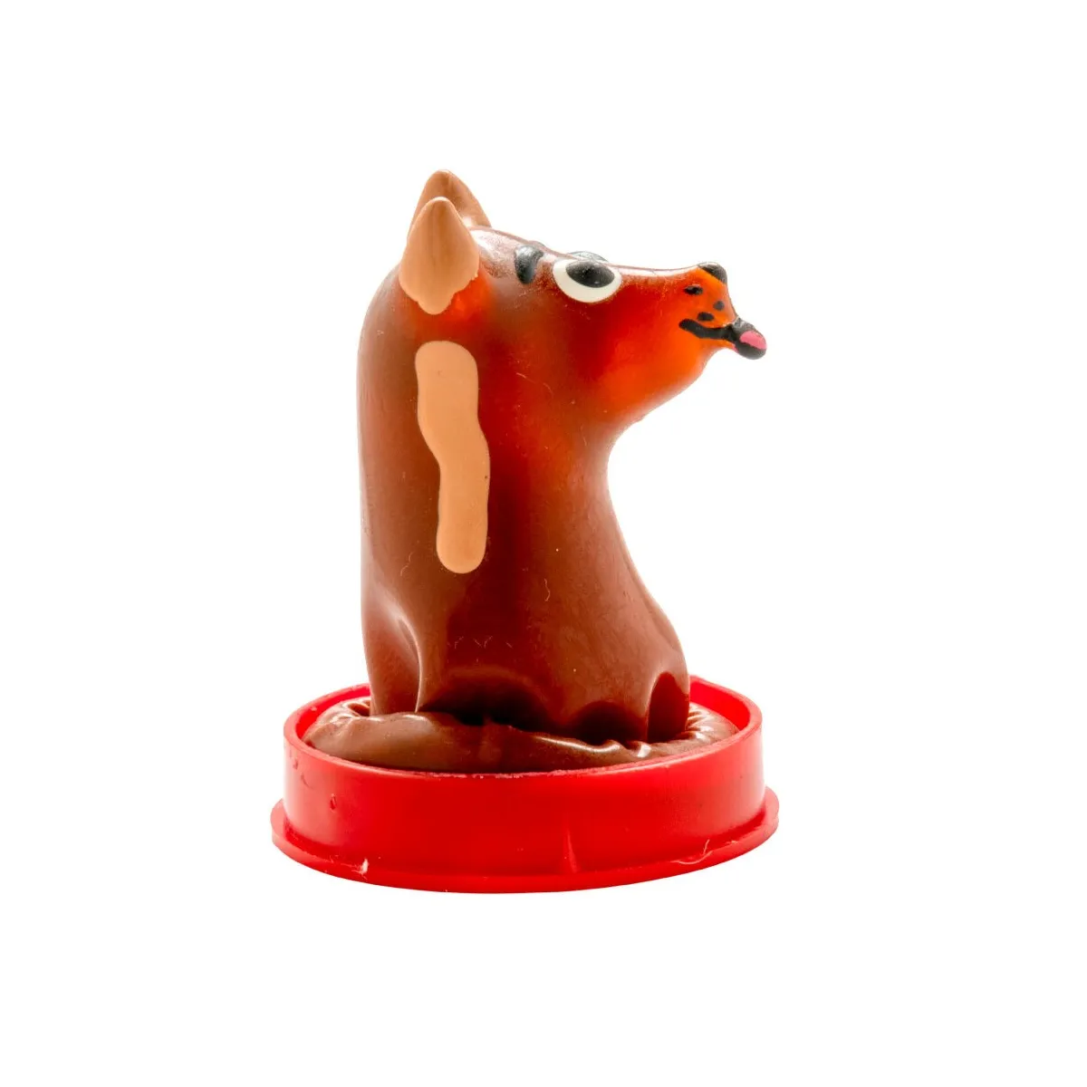 Handbemaltes Kondom mit Hund von Kondomerie | Fesselliebe.de