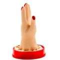 Handbemaltes Kondom Handmodell 1 von Kondomerie