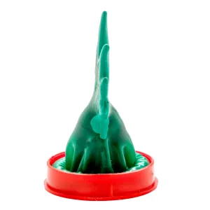 Handbemaltes Kondom Cannabis Modell 1 von Kondomerie