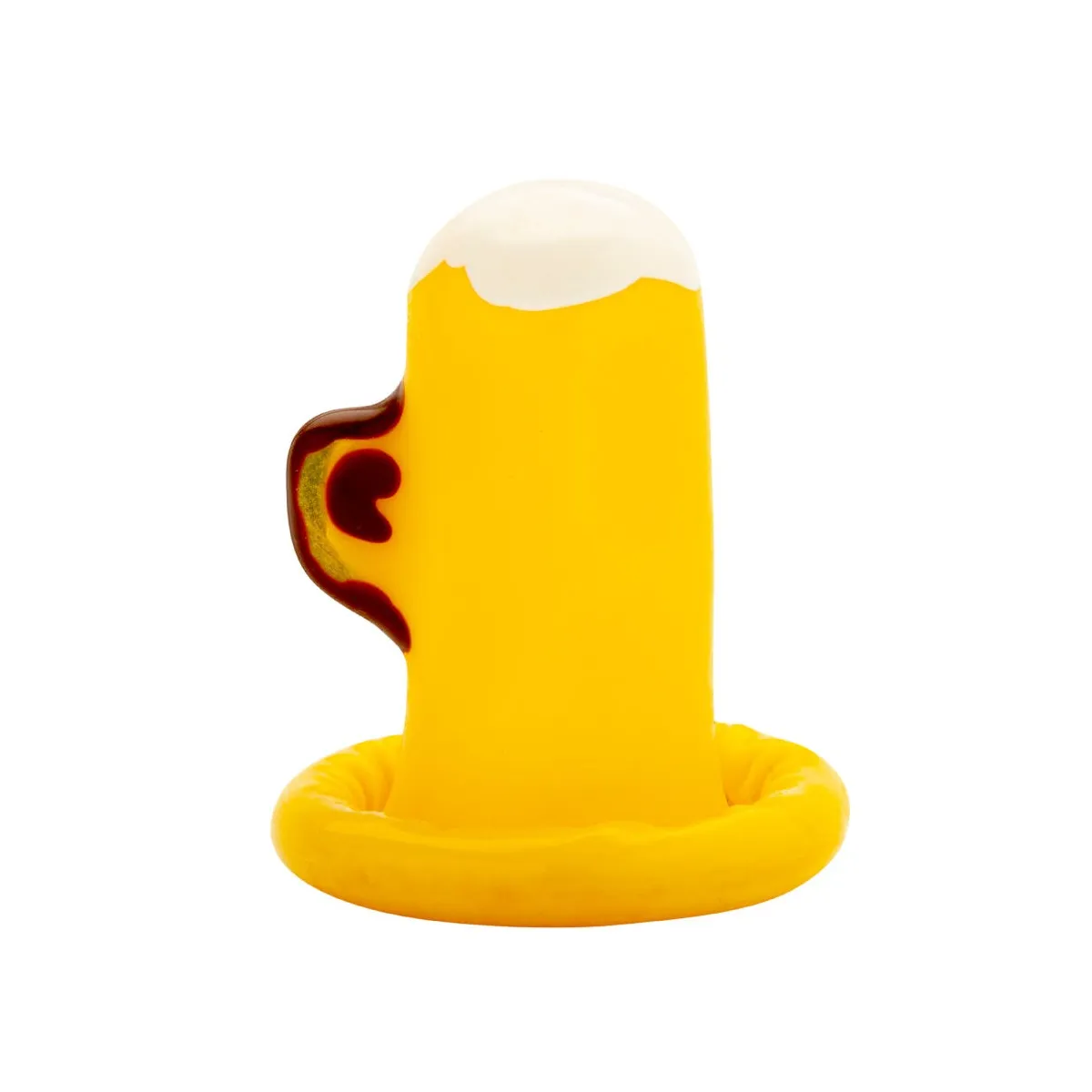 Handbemaltes Kondom Ein Glas Bier von Kondomerie | Fesselliebe.de