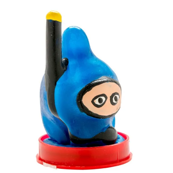 Handbemaltes Kondom Taucher von Kondomerie | Fesselliebe.de