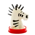 Handbemaltes Kondom Zebra von Kondomerie