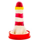 Handbemaltes Kondom Leuchtturm von Kondomerie | Fesselliebe.de