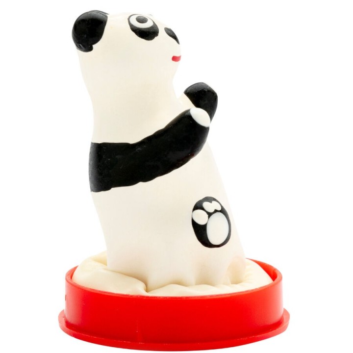 Handbemaltes Kondom Panda Modell 1 von Kondomerie | Fesselliebe.de