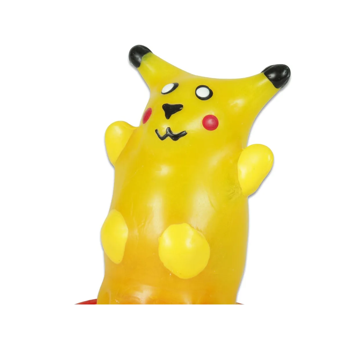 Handbemaltes Kondom Gelbe Maus von Kondomerie | Fesselliebe.de