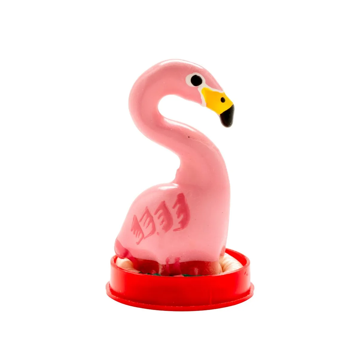 Handbemaltes Kondom Flamingo Pink von Kondomerie | Fesselliebe.de