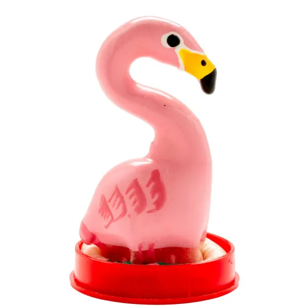 Handbemaltes Kondom Flamingo Pink von Kondomerie | Fesselliebe.de