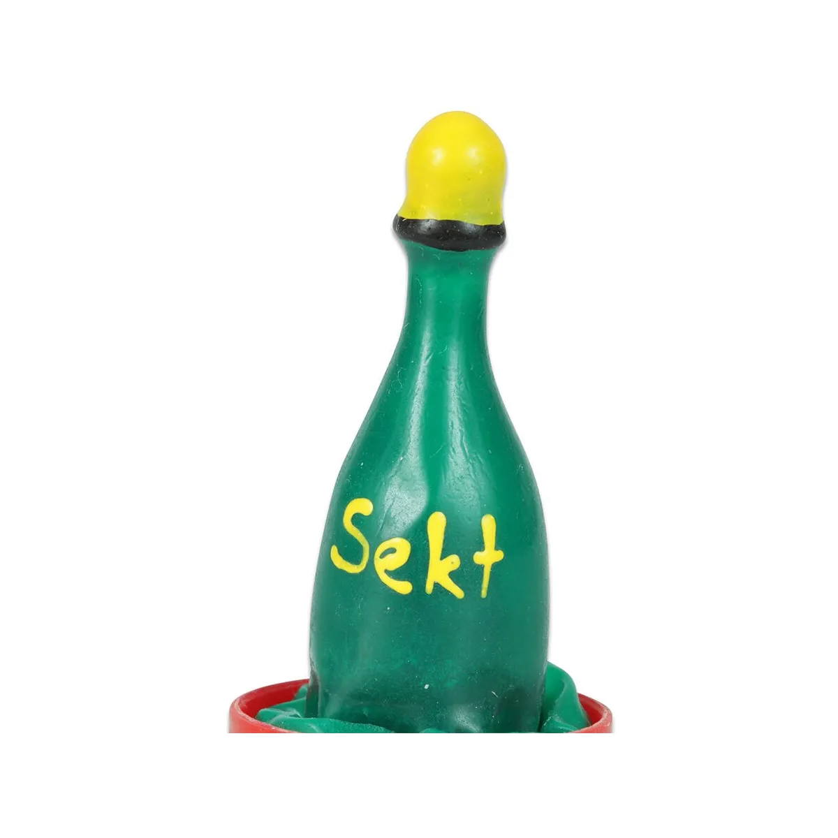 Handbemaltes Kondom Champagner von Kondomerie | Fesselliebe.de