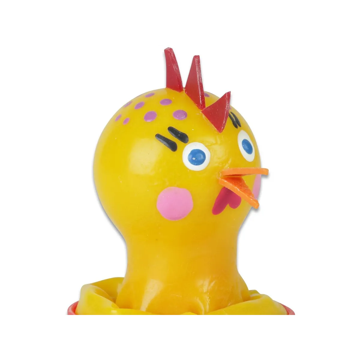 Handbemaltes Kondom mit Hühnchen-Klebung von Kondomerie | Fesselliebe.de