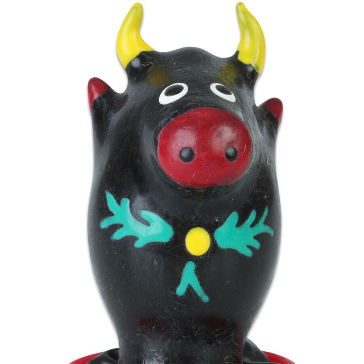 Handbemaltes Kondom Bull Schwarz Modell 1 von Kondomerie | Fesselliebe.de