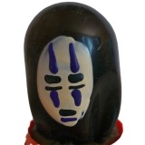 Handbemaltes Kondom Maske Ghost Black von Kondomerie | Fesselliebe.de