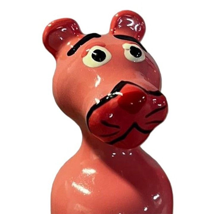 Handbemaltes Kondom Pink Panther von Kondomerie | Fesselliebe.de