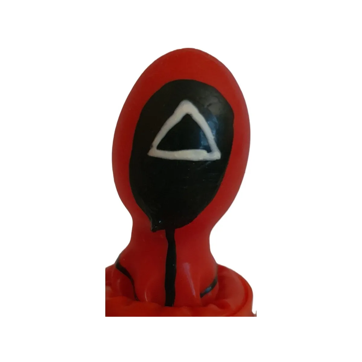 Handbemaltes Kondom Dreieck von Kondomerie | Fesselliebe.de