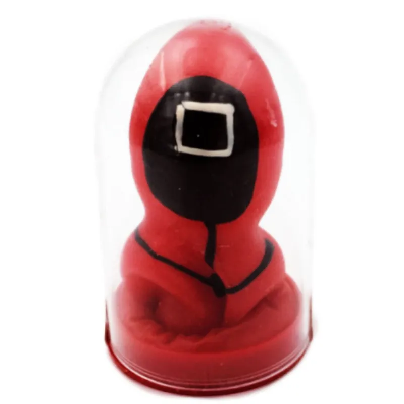 Handbemaltes Kondom Quadratisch von Kondomerie | Fesselliebe.de