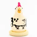 Handbemaltes Kondom Cocky Rooster von Kondomerie