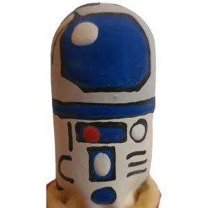 Handbemaltes Kondom Roboter von Kondomerie