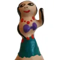 Handbemaltes Kondom Hula Girl von Kondomerie