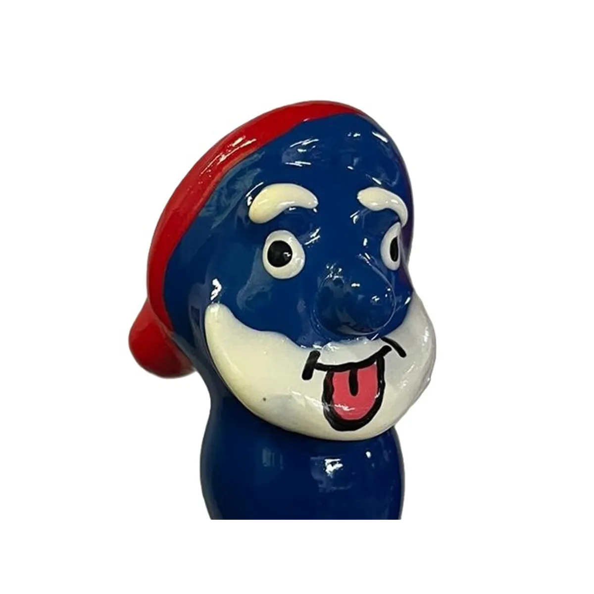 Handbemaltes Kondom Blauer Opa von Kondomerie | Fesselliebe.de