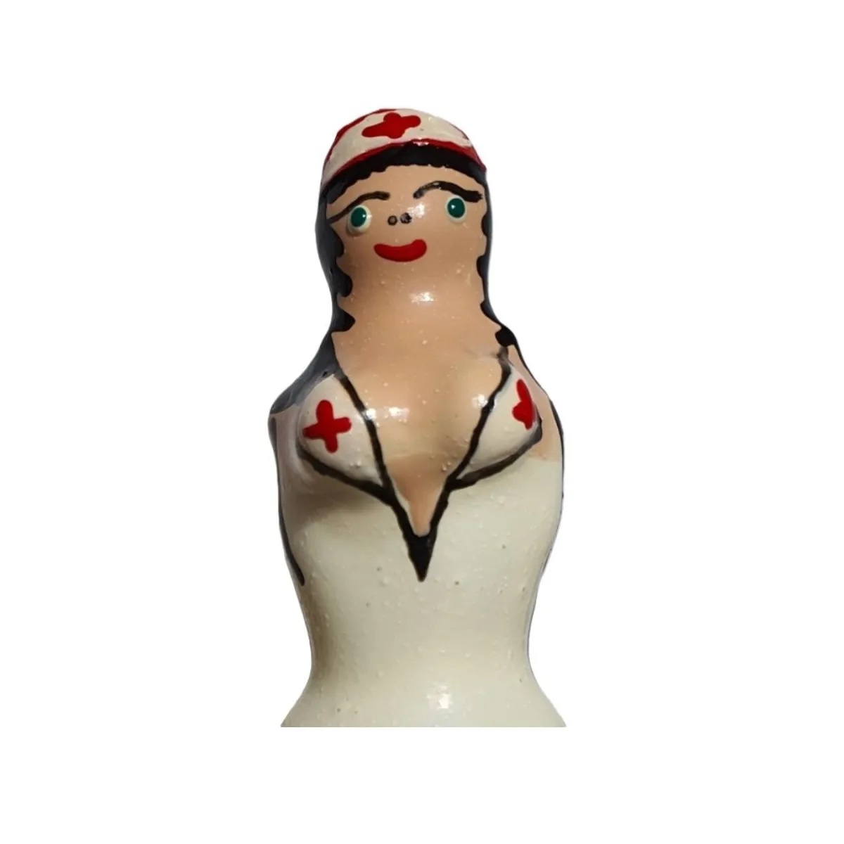 Handbemaltes Kondom Krankenschwester Blond von Kondomerie | Fesselliebe.de