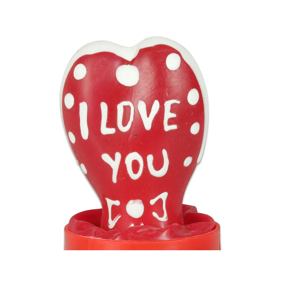 Handbemaltes Kondom Herz - Ich Liebe Dich Modell 2 von Kondomerie | Fesselliebe.de