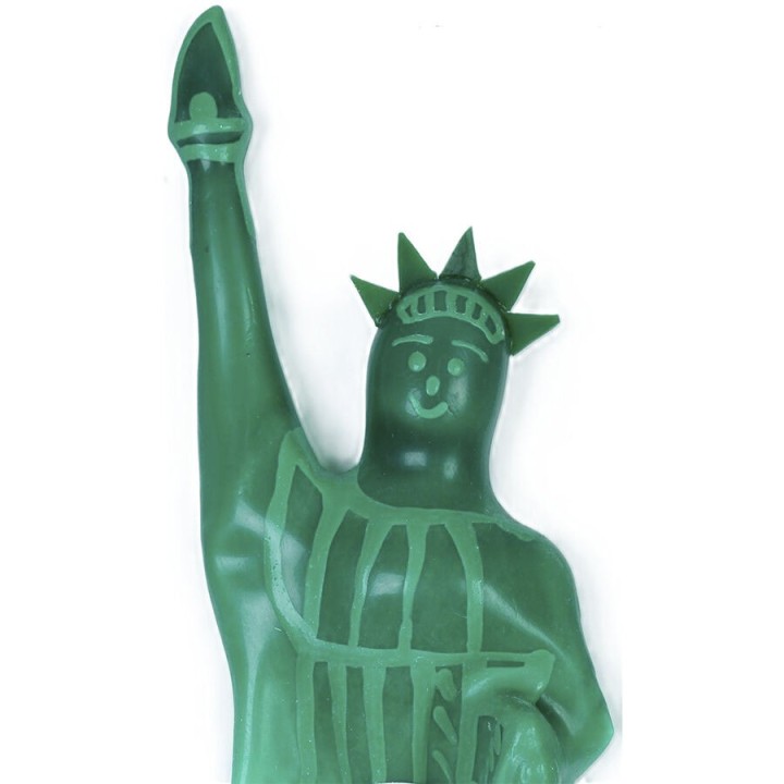 Handbemaltes Kondom Freiheitsstatue Modell XL von Kondomerie | Fesselliebe.de