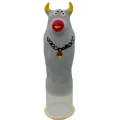 Handbemaltes Kondom Grauer Stier Modell XL von Kondomerie