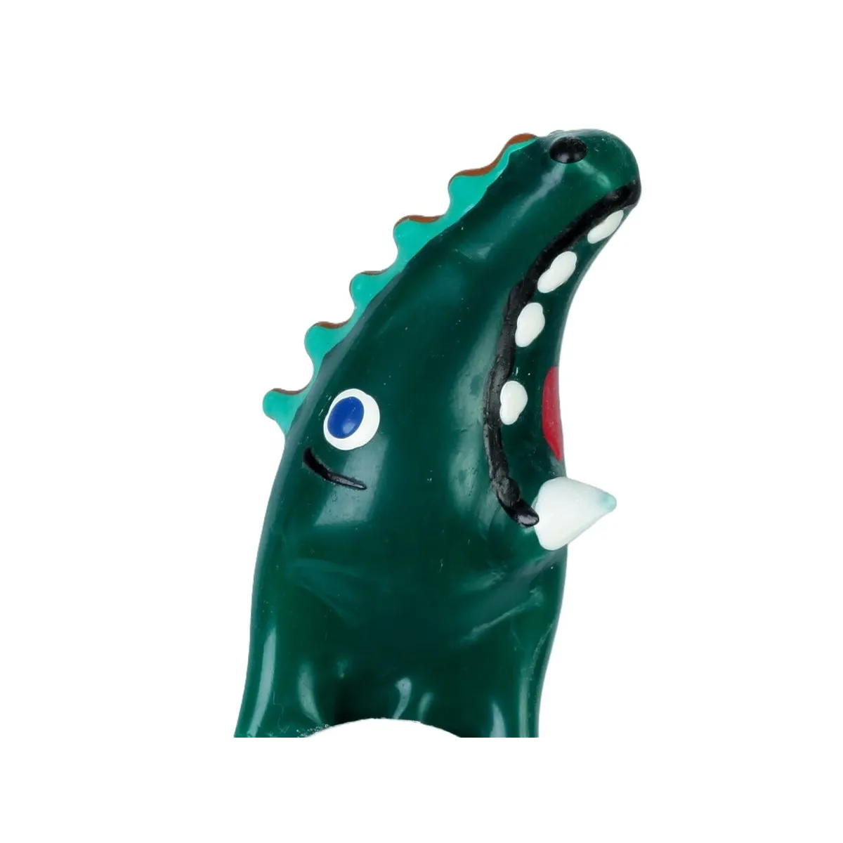 Handbemaltes Kondom Krokodil Modell XL von Kondomerie | Fesselliebe.de