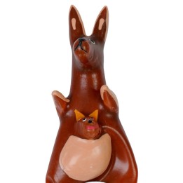 Handbemaltes Kondom Känguru Modell XL von Kondomerie | Fesselliebe.de