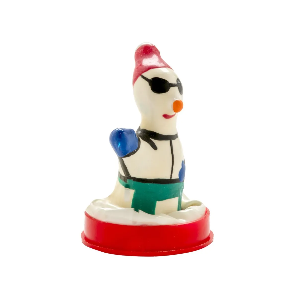 Handbemaltes Kondom Snowboarder XL von Kondomerie | Fesselliebe.de